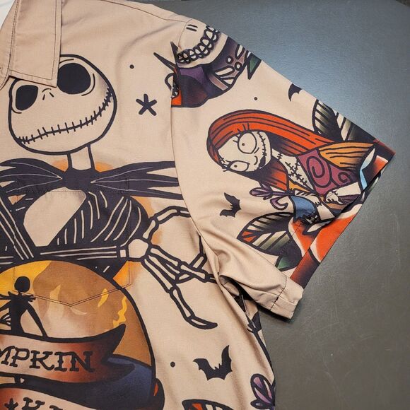 Disney Nightmare Before Christmas Mens Short Sleeve 3XL XXXL Shirt EUC Unbranded - Picture 6 of 13